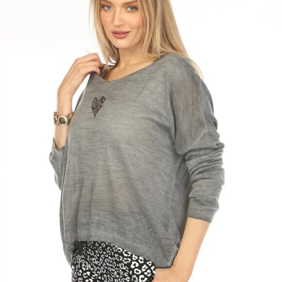 Gray FX Logo Top With Sleeves - Picture 3 of 6